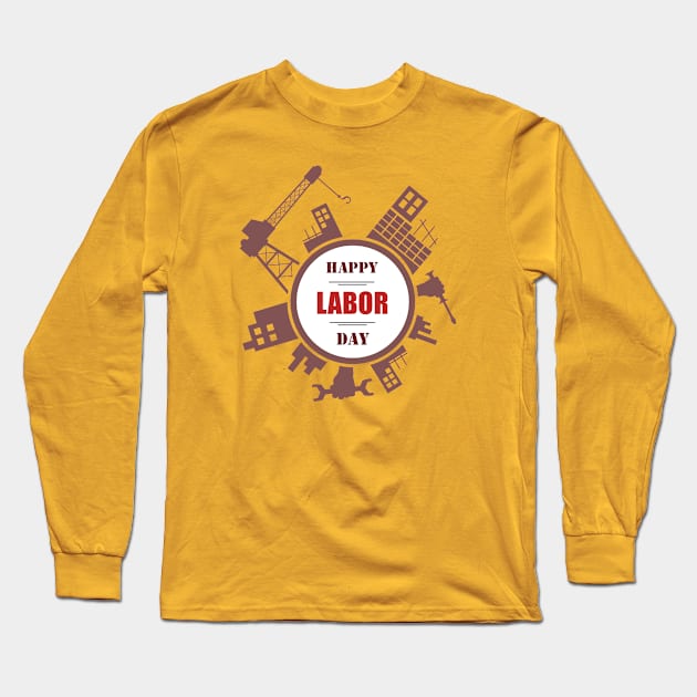 labor day 2020 Long Sleeve T-Shirt by HAITHAM